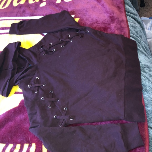 Victoria sport (Victoria secret) burgundy hoodie. - Picture 1 of 1